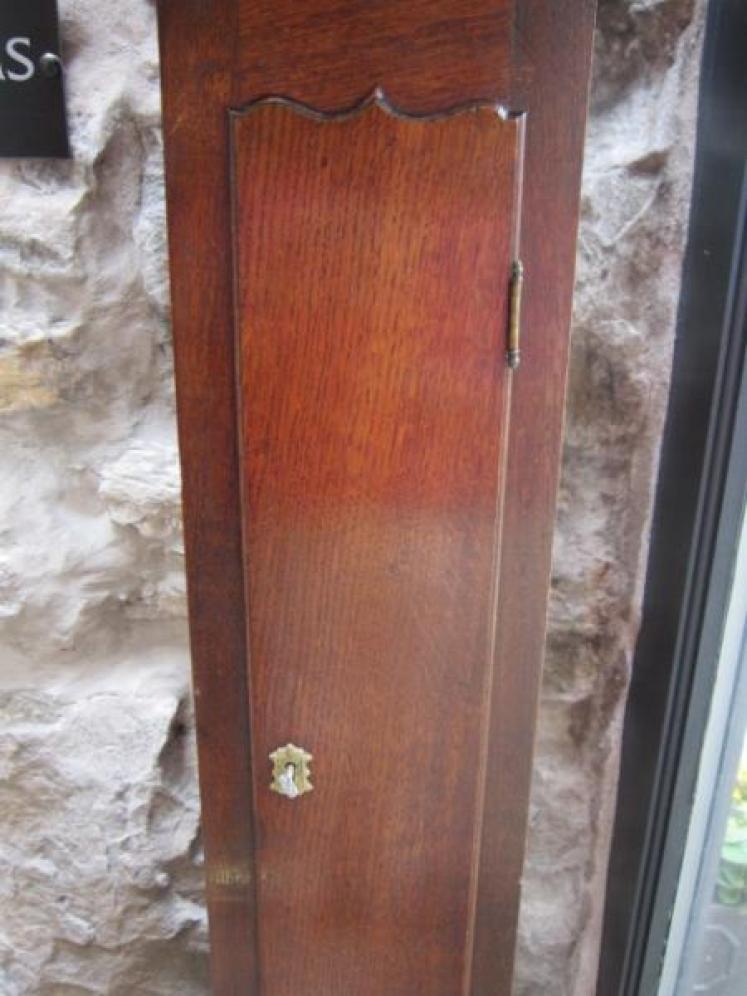 Rare George III Oak Miniature Longcase Clock - Image 4