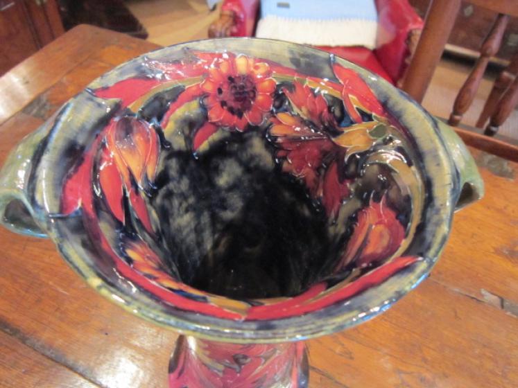 Stunning Moorcroft Spanish Twin Handled Vase - Image 2