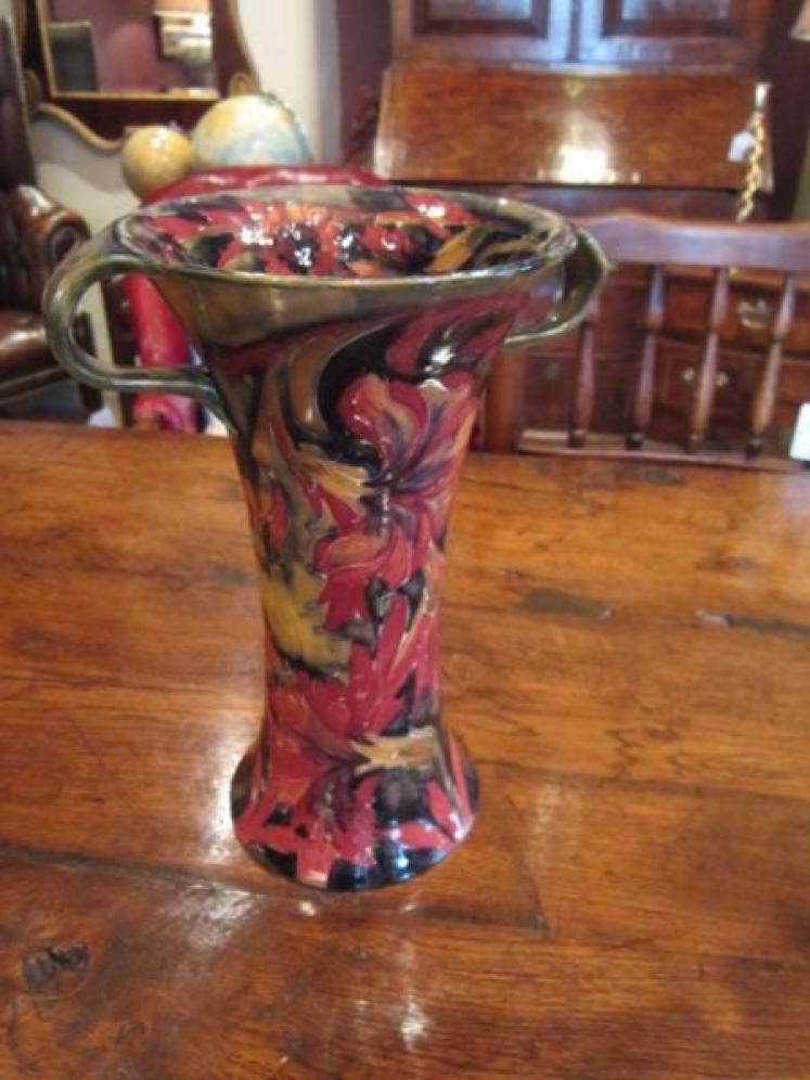 Stunning Moorcroft Spanish Twin Handled Vase - Image 5