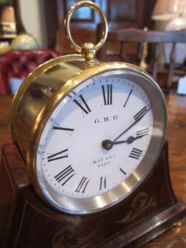 Superb Victorian GWR Station Master's Mantel Clock - Image 2