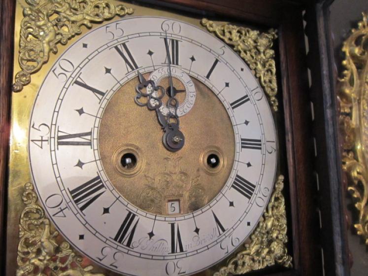Fine George I Period Walnut Bristol Longcase Clock - Image 3