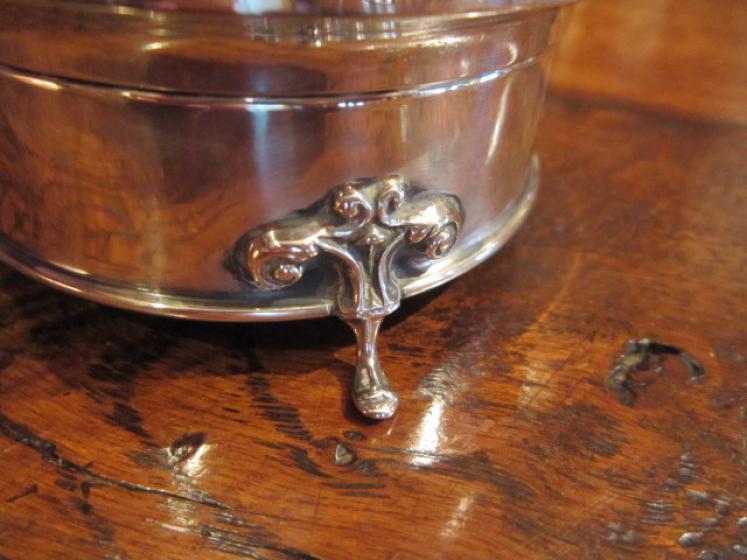 Quality George V Silver & Enamel Jewel Box - Image 5