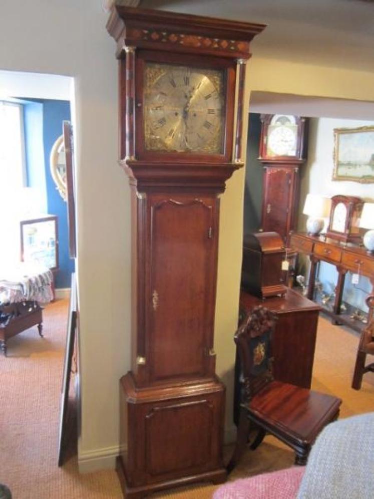 Fine Mid Georgian 8 Day Macclesfield Longcase Clock - Image 2