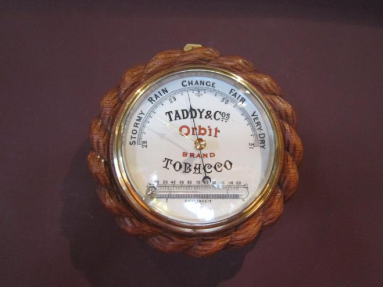 Top Quality Victorian Advertising Aneroid Barometer - Image 2