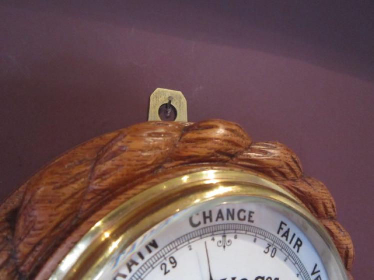 Top Quality Victorian Advertising Aneroid Barometer - Image 4
