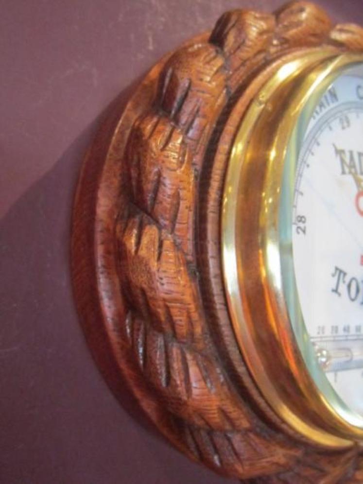 Top Quality Victorian Advertising Aneroid Barometer - Image 5