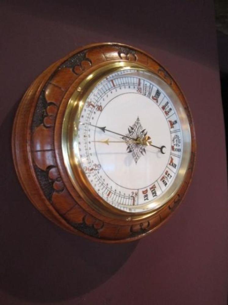 Superb Victorian Double Scale Aneroid Barometer - Image 1