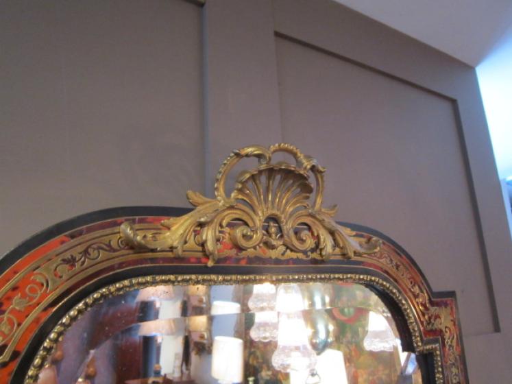 Outstanding Mid 19th Century Boulle Wall Mirror - Image 2