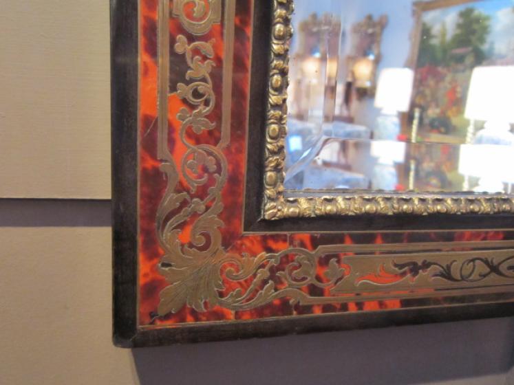 Outstanding Mid 19th Century Boulle Wall Mirror - Image 5