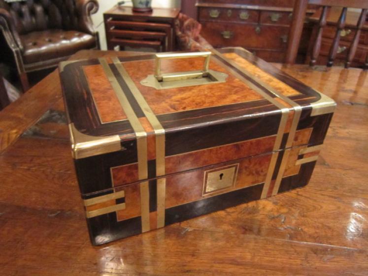 Superb Victorian Walnut & Coromandel Jewel Box - Image 1