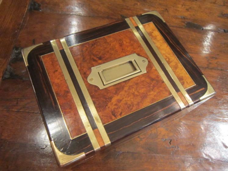 Superb Victorian Walnut & Coromandel Jewel Box - Image 2