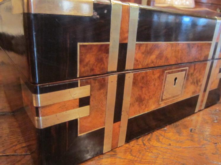 Superb Victorian Walnut & Coromandel Jewel Box - Image 4