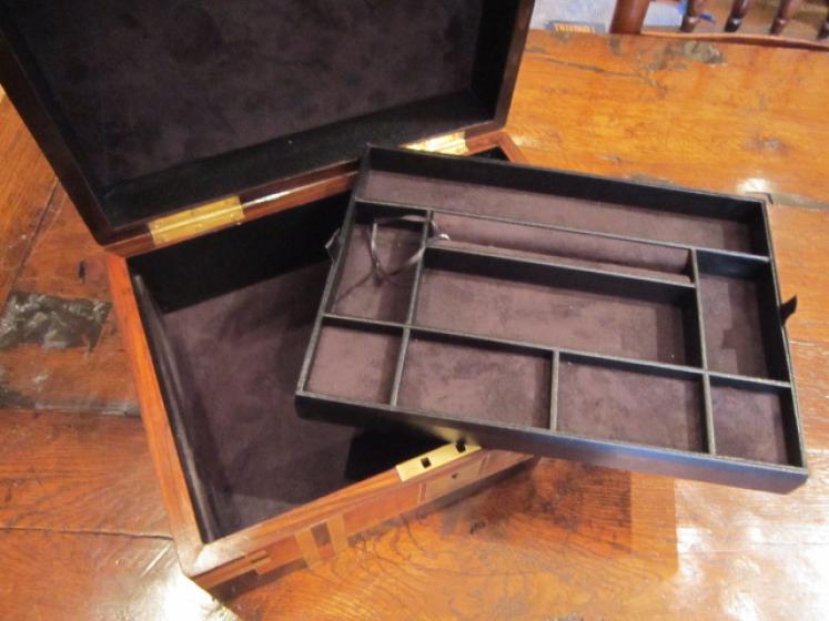 Superb Victorian Walnut & Coromandel Jewel Box - Image 5