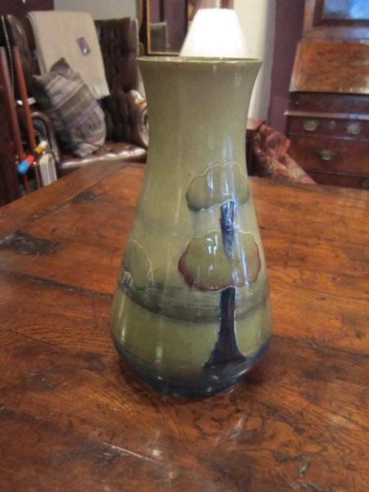 Early Moorcroft Hazeldene Shaped Vase - Image 5