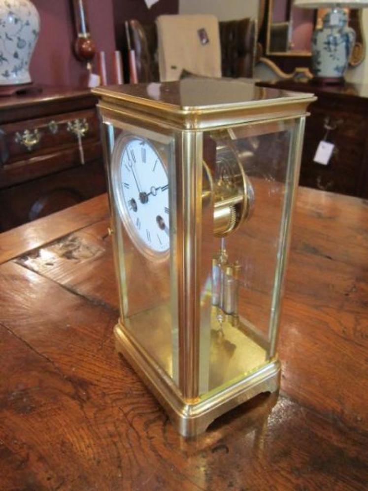 Very Small 19th Century French 'Four Glass' Clock - Image 2
