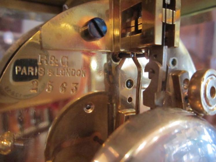 Very Small 19th Century French 'Four Glass' Clock - Image 4