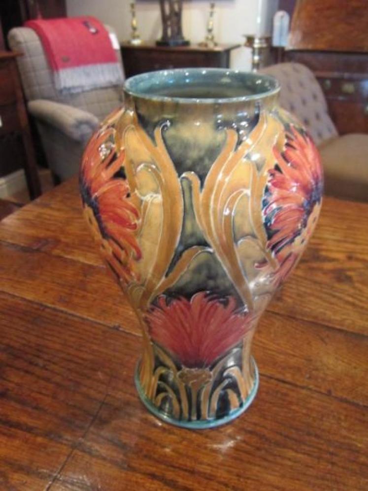 Stunning McIntyre Moorcroft Cornflower Vase - Image 2