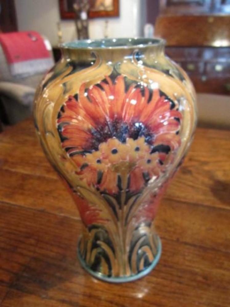 Stunning McIntyre Moorcroft Cornflower Vase - Image 5