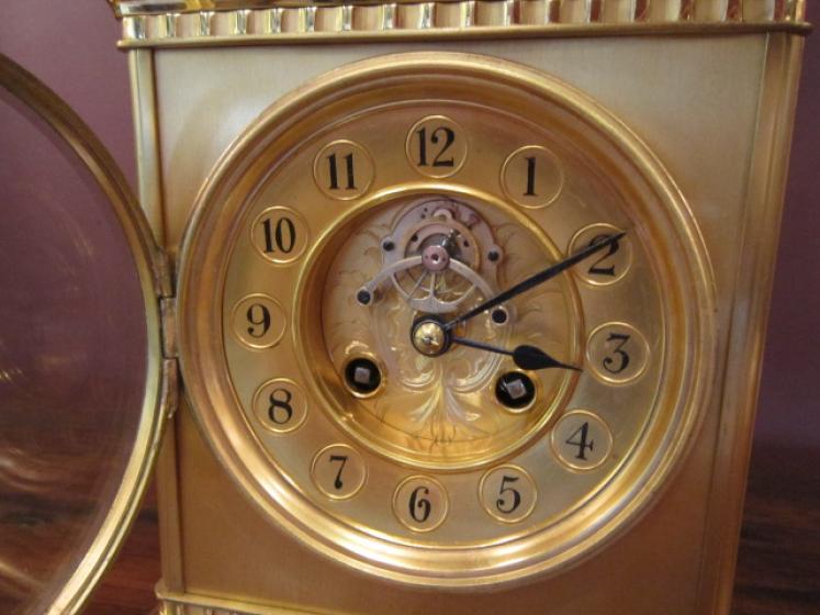 Superb 19th Century Large Striking Carriage Clock - Image 3