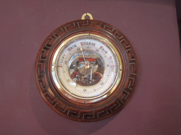 Superb Victorian Skeletonised Aneroid Barometer - Image 2