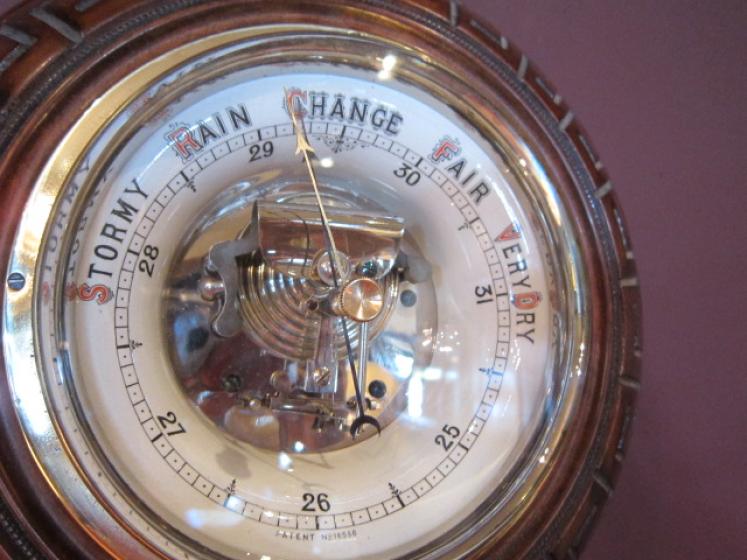 Superb Victorian Skeletonised Aneroid Barometer - Image 3