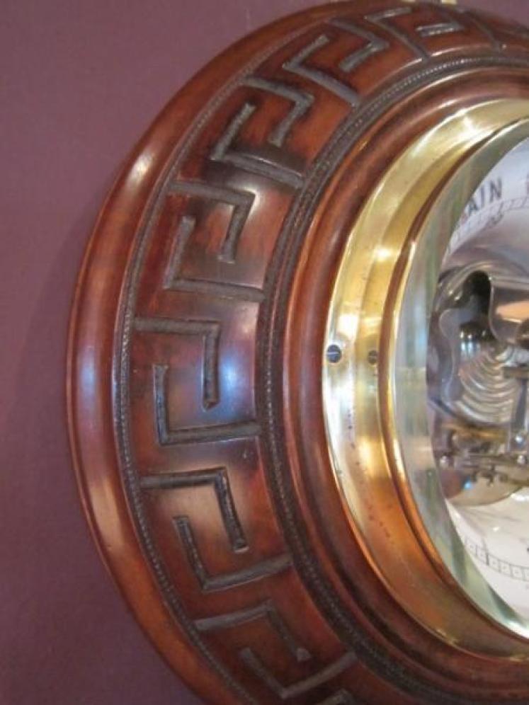 Superb Victorian Skeletonised Aneroid Barometer - Image 5