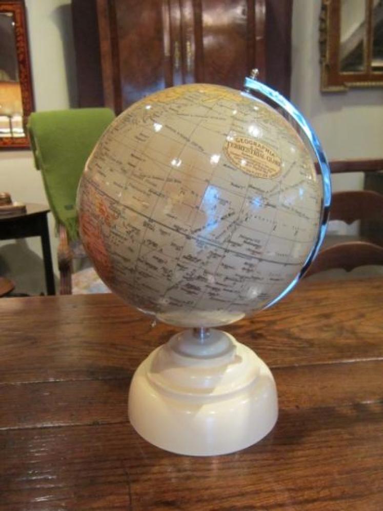 Original Art Deco 8" Phillip's Terrestrial Globe - Image 1