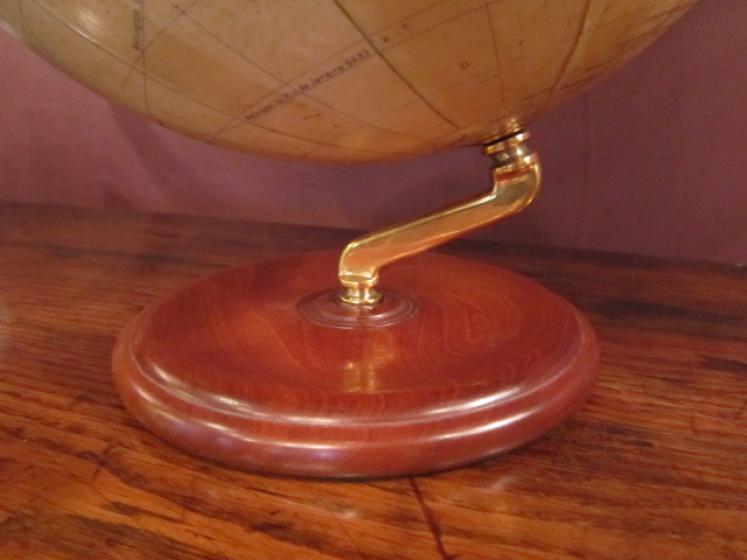 Large Phillip's 12" Paper Mache Terrestrial Globe - Image 2