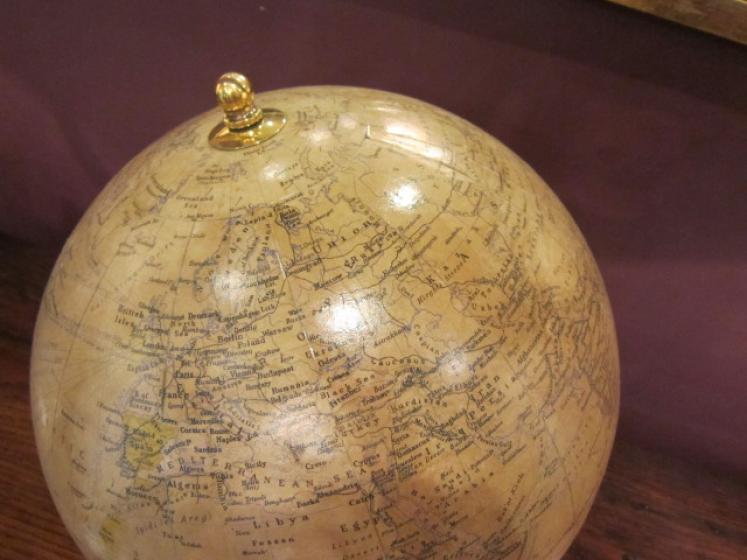 Large Phillip's 12" Paper Mache Terrestrial Globe - Image 3
