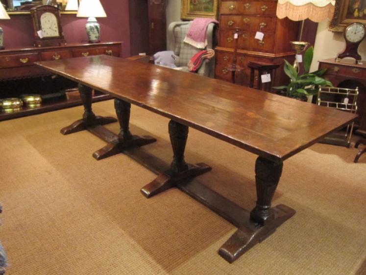 Outstanding Large George III Period Refectory Table - Image 1