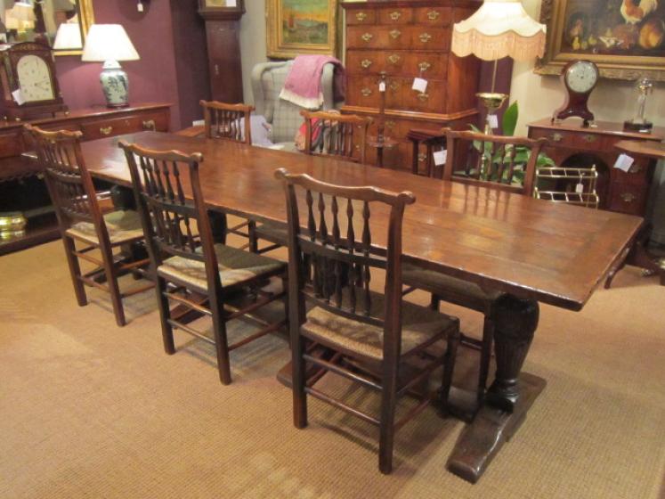 Outstanding Large George III Period Refectory Table - Image 5