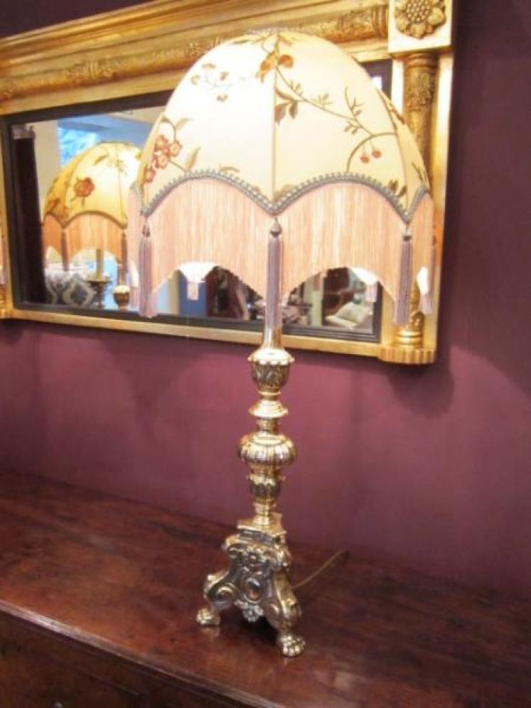 Superb Pair of Edwardian Bronze Church Candlesticks - Image 2