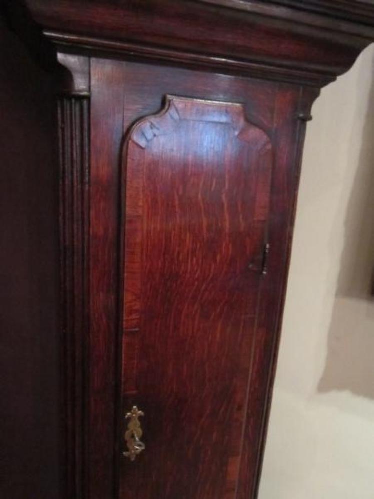 Small Mid Georgian Yorkshire Cottage Longcase Clock - Image 4