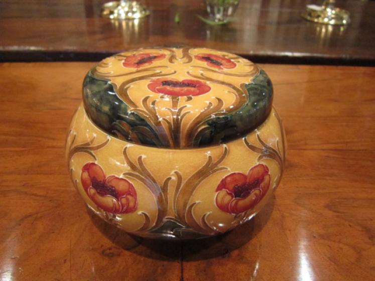 McIntrye Moorcroft Florian Screw Top Lidded Jar - Image 1
