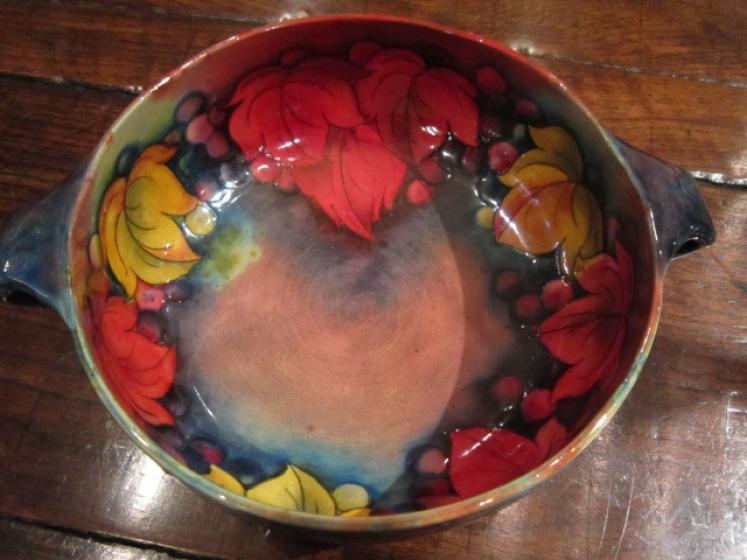 Moorcroft Autumn Leaves & Berries Bowl - Image 2
