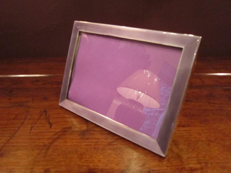 Superior George V Silver & Guilloche Photo Frame - Image 5