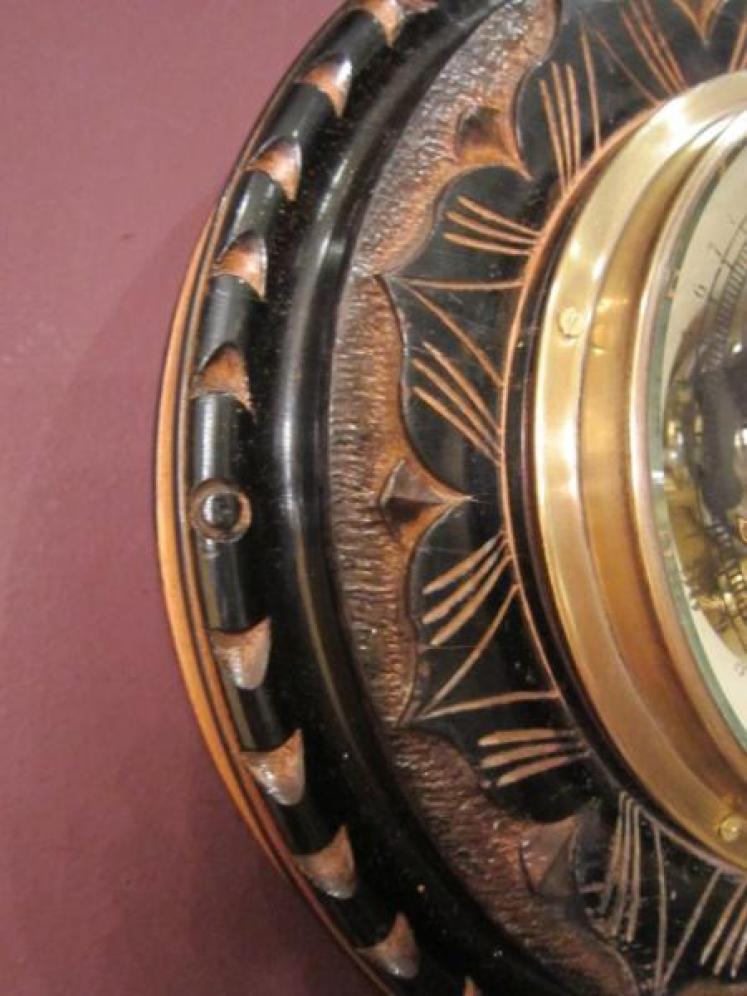 Top Quality Victorian Skeletonised Manchester Barometer - Image 4