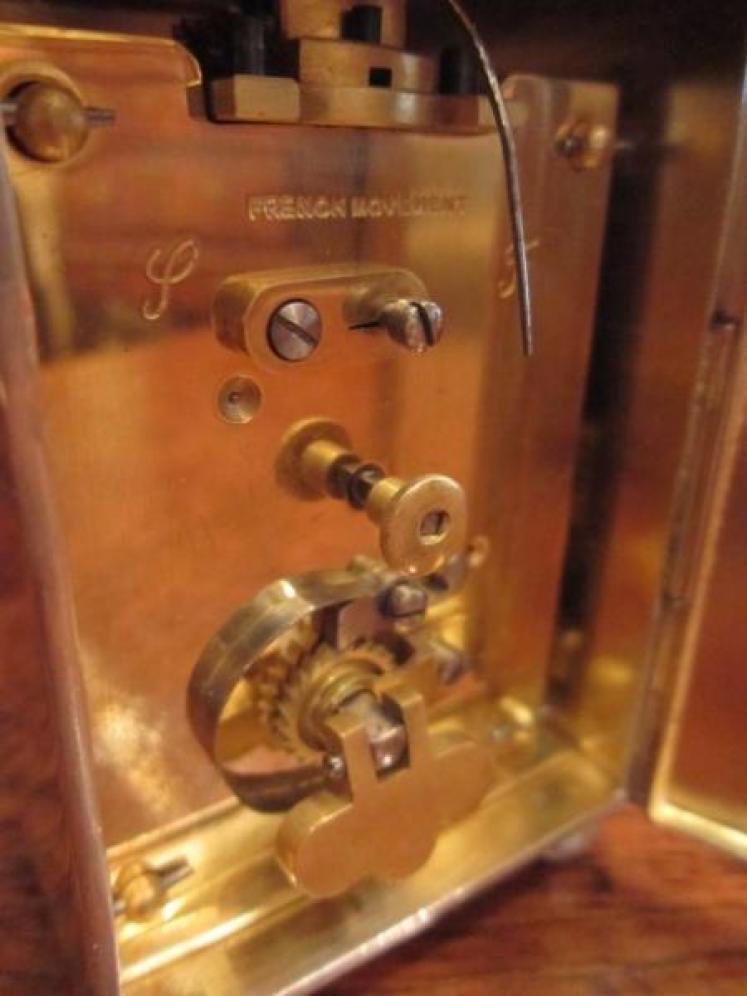 Fine Edwardian Miniature Silver Carriage Clock - Image 2