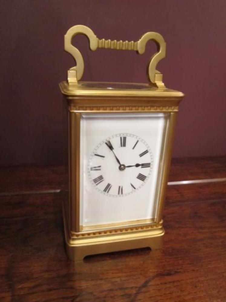Fine 19th Century Gilded Striking Carriage Clock - Image 1