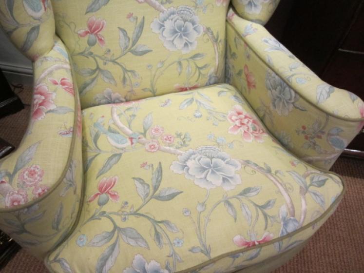 Very Attractive Mid Victorian Wing Back Armchair - Image 2