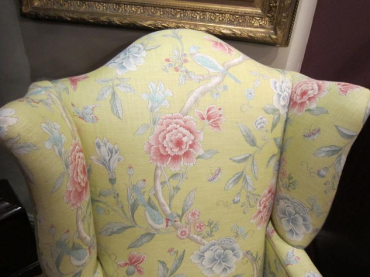 Very Attractive Mid Victorian Wing Back Armchair - Image 4