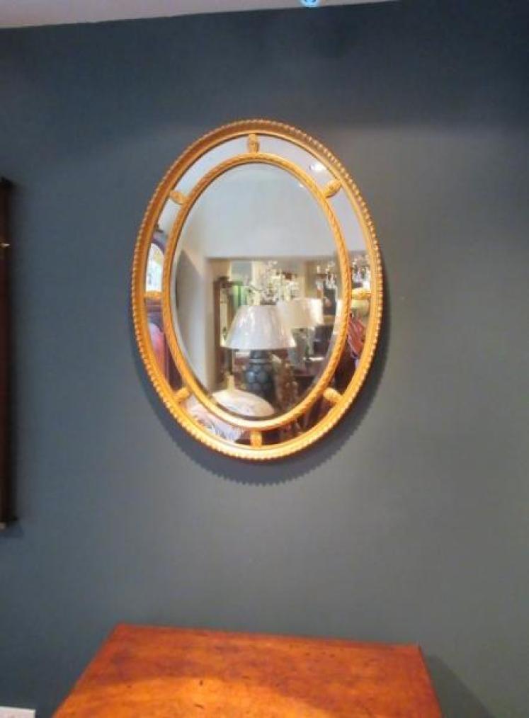 Mid 19th Century Timber Gilt Wall Mirror - Image 5