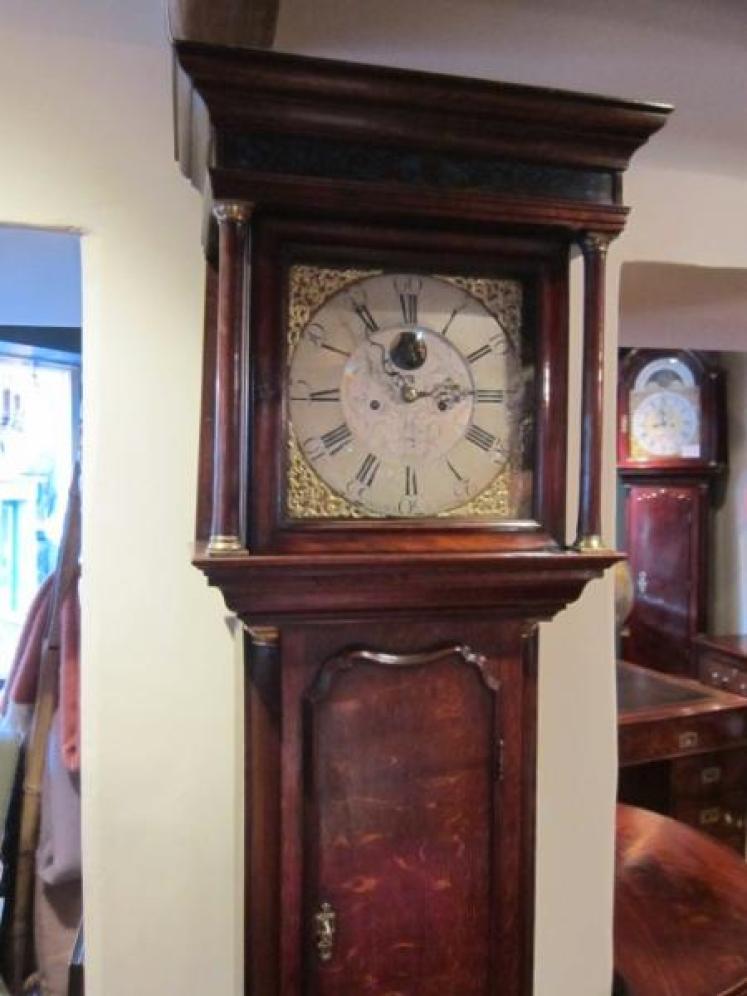 Fine Georgian 8 Day Manchester Longcase Clock - Image 1