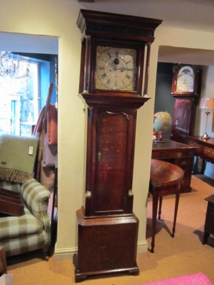 Fine Georgian 8 Day Manchester Longcase Clock - Image 2