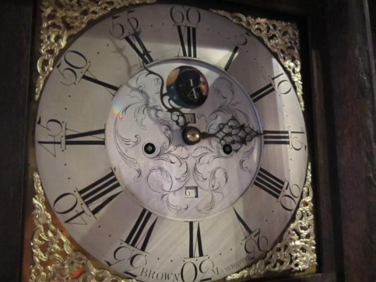 Fine Georgian 8 Day Manchester Longcase Clock - Image 4