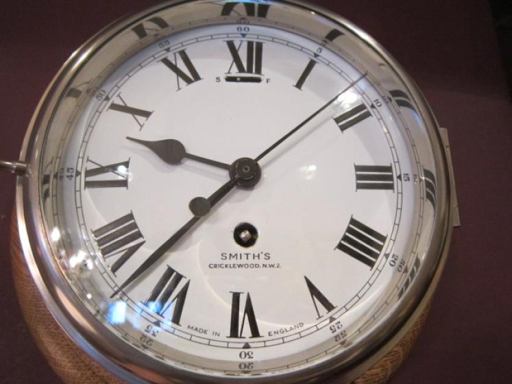 Superb Victorian Brass London Ship's Wallclock - Image 4