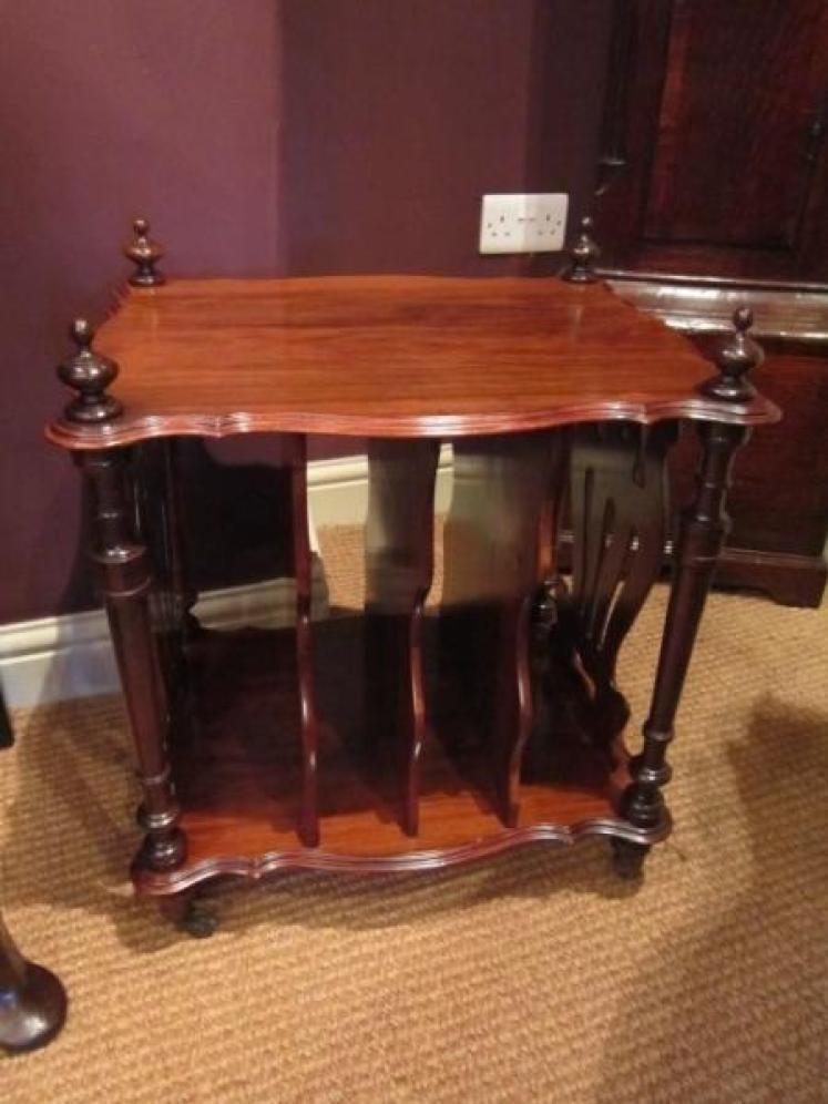 Early Victorian Rosewood Music Canterbury - Image 1
