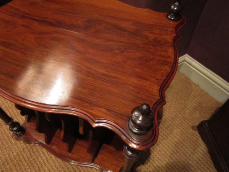 Early Victorian Rosewood Music Canterbury - Image 4