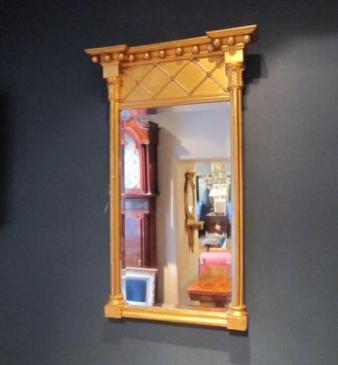 Regency Period Gilt Pier Glass Wall Mirror