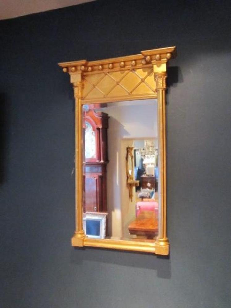 Regency Period Gilt Pier Glass Wall Mirror - Image 1